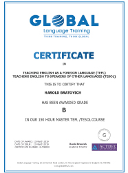 Sample Certificate 3